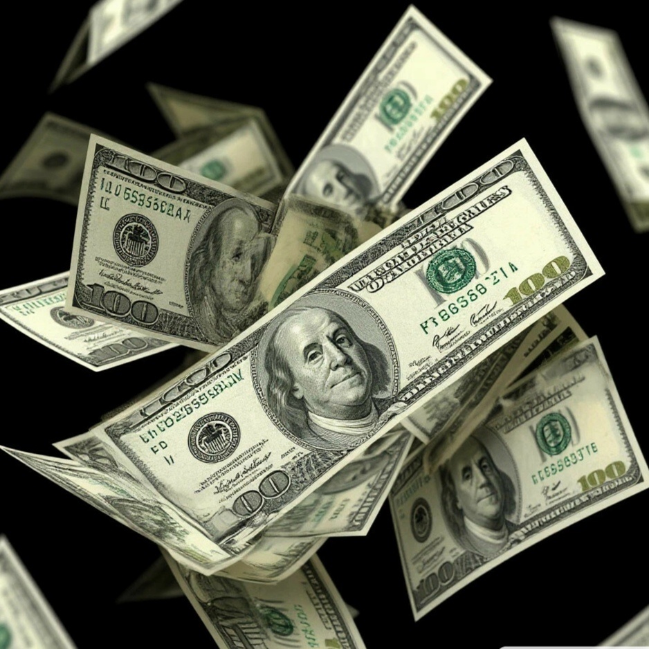 Доллар, рубль.