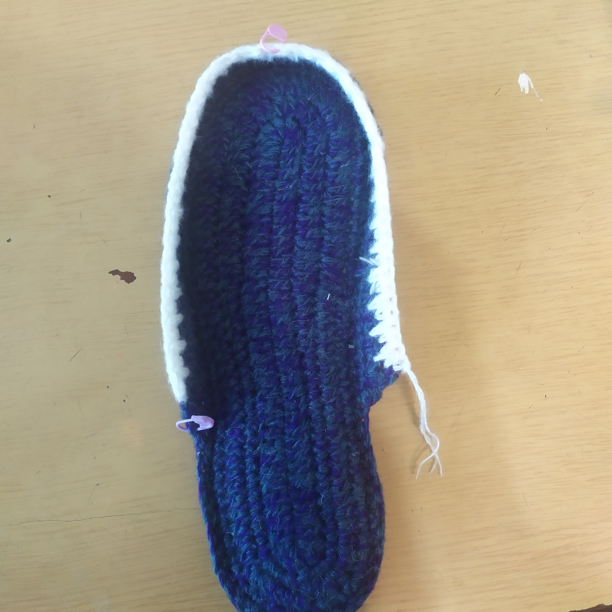 От обработки подошвы по бортик.