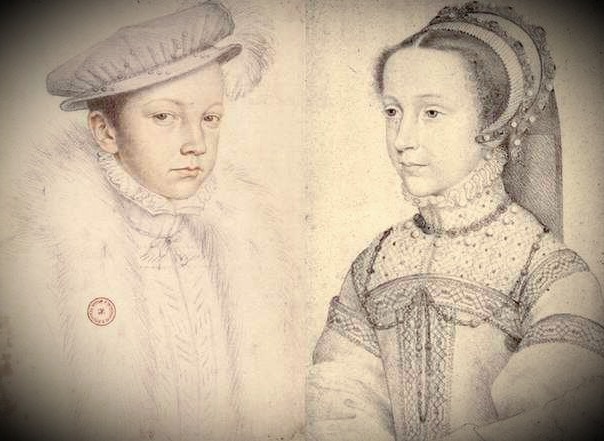 Франциск II и Мария, королева Шотландии. Изображение взято с Яндекс картинок.