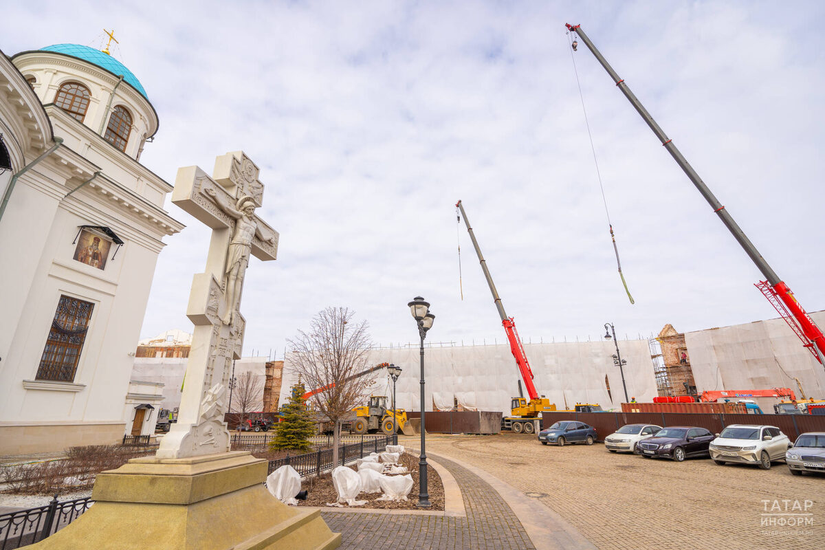 В Казанском Богородицком монастыре восстанавливают административные здания, кельи и храм Николы ТульскогоФото: © Владимир Васильев / «Татар-информ»