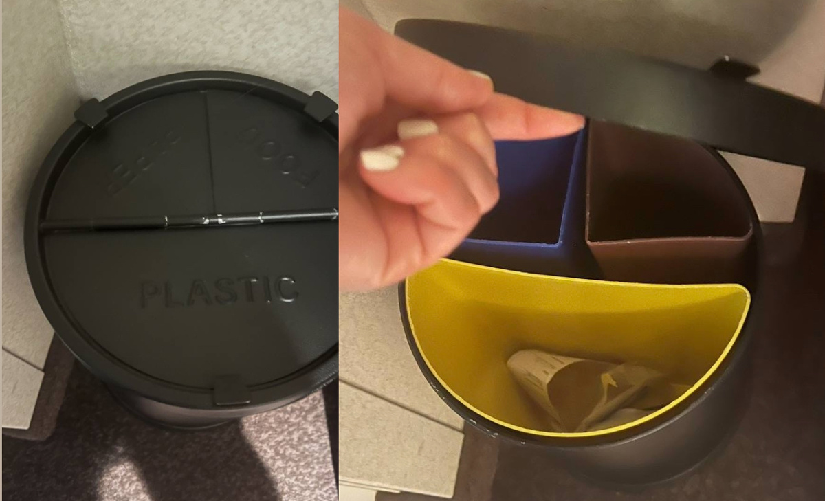 Первичное разделение мусора