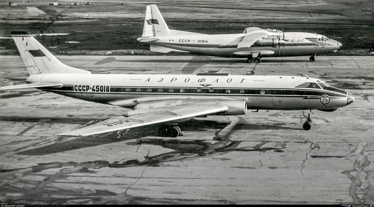Ту-124 авиакомпании "Аэрофлот"