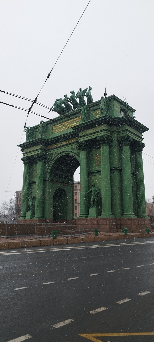 В субботу был снежок... 