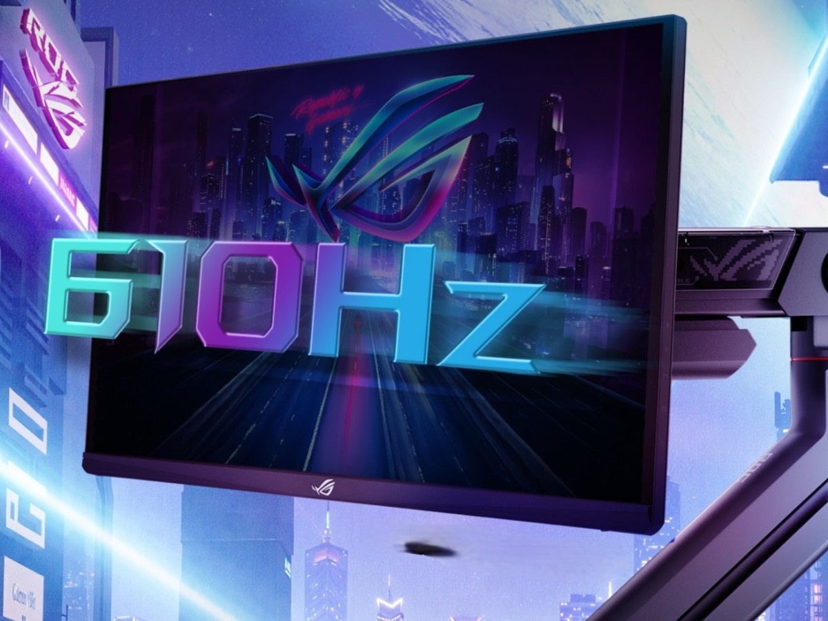    ASUS представила игровые мониторы ROG с 610-Гц экраном и поддержкой двух режимов