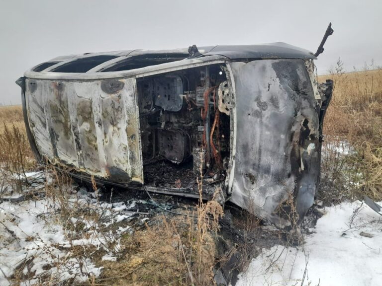    В Новоорском районе автоледи на иномарке слетела в кювет, машина вспыхнула и сгорела Кристина Просвиркина