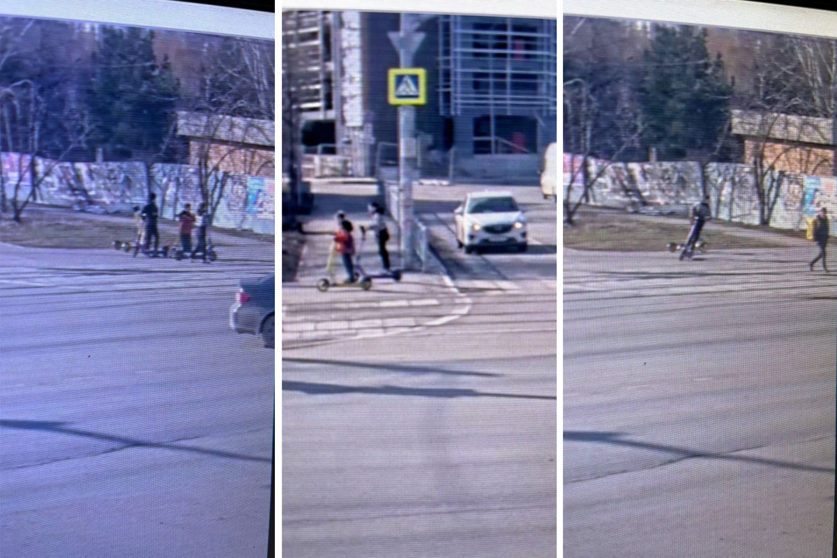 Скрины видео с камер наблюдения предоставлены ГАИ Екатеринбурга  📷
