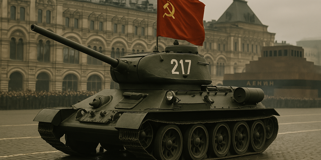 Парад Победы 1945: что за техника шла по брусчатке, и почему это круто