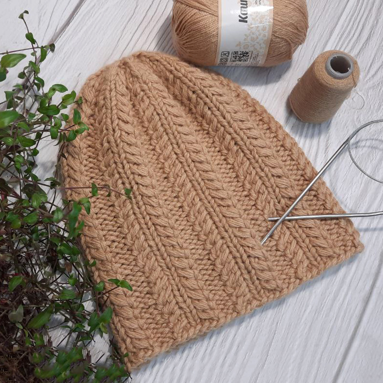 Мастер-класс "Женская весенняя шапочка" | Вяжем спицами