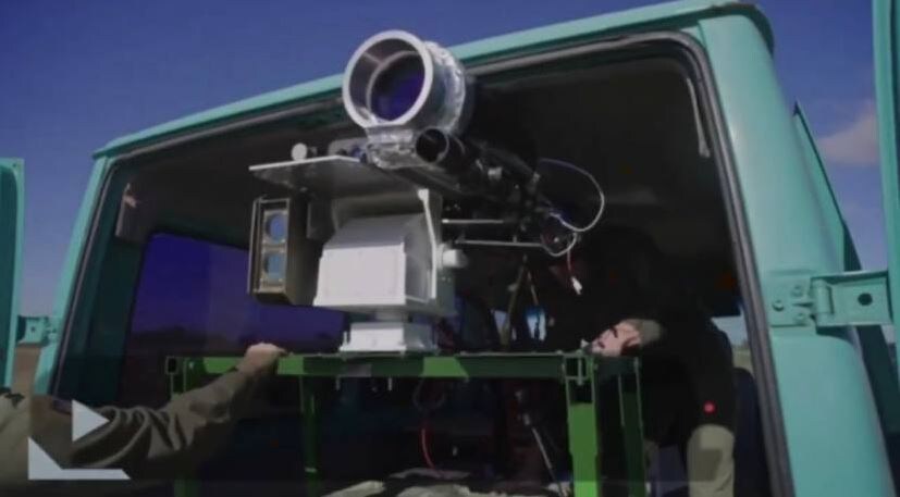 Лазерный комплекс "Тризуб" впервые показали публично (скрин видео)