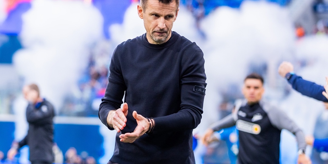 Семак: «Особой эйфории у «Зенита» нет, мы всё так же на втором месте»