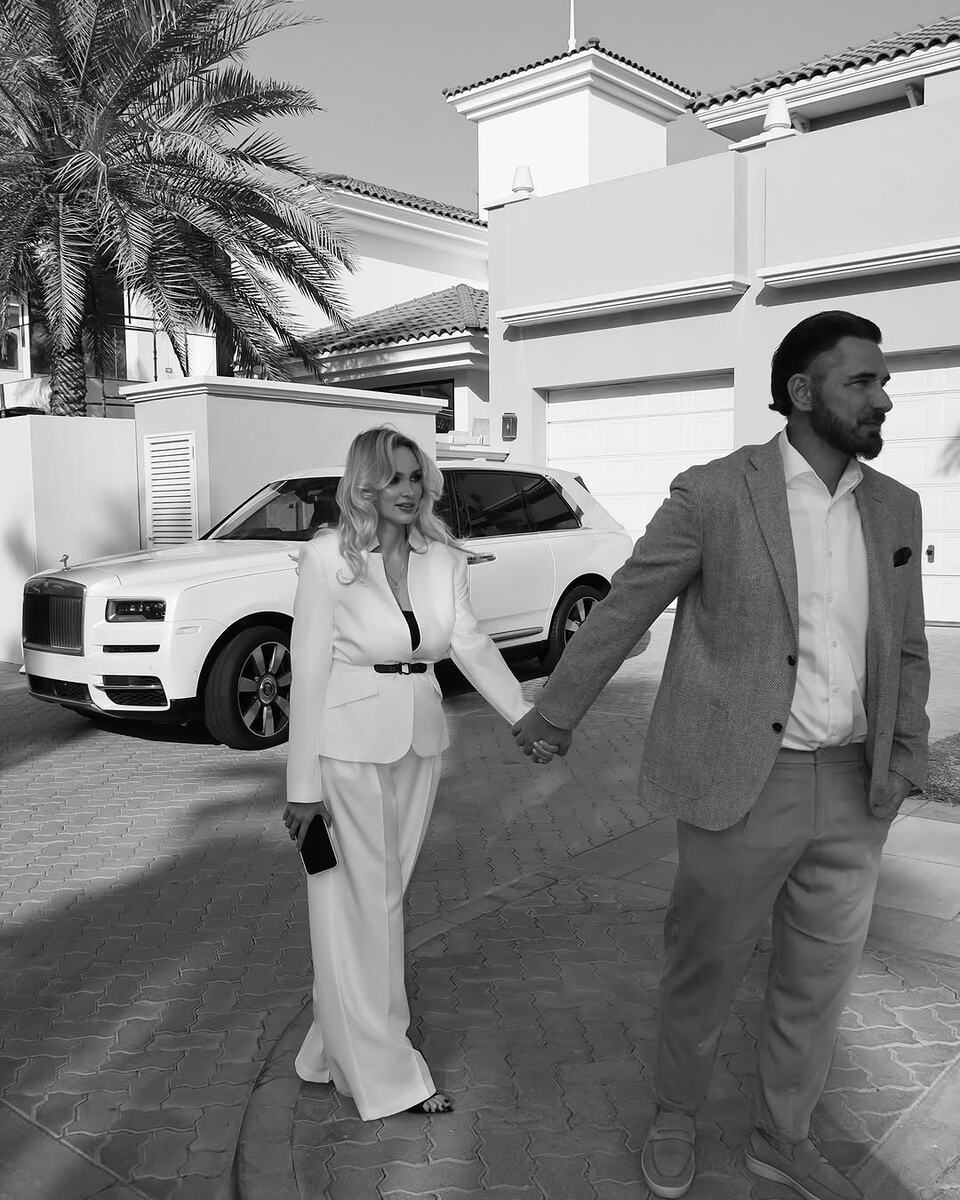 Курбан Омаров и Валерия Мага. Фото: соцсети/@zimamoscow