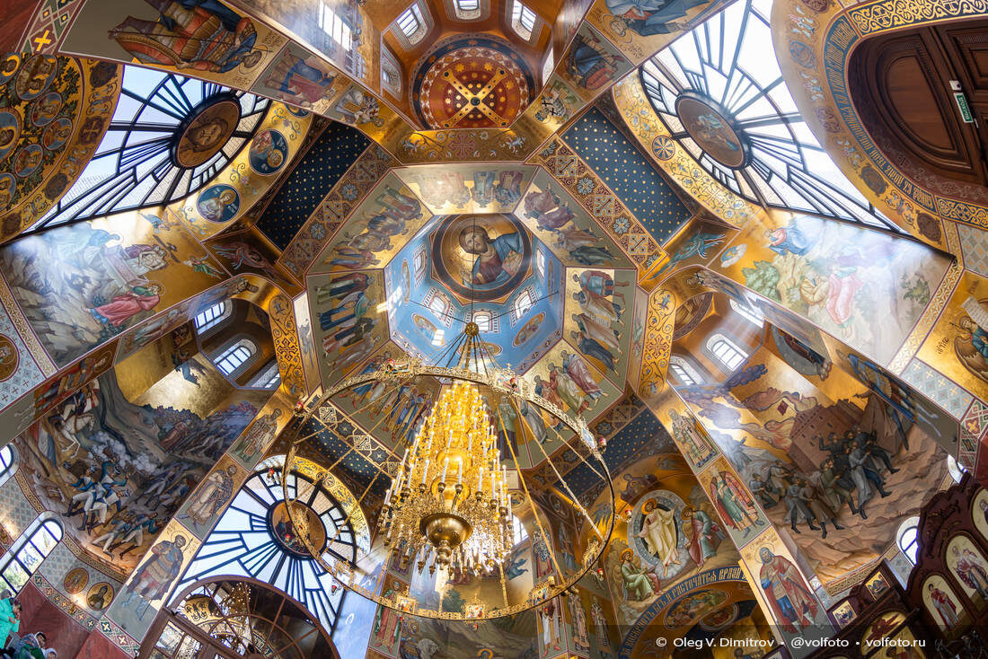 Росписи на стенах храма Всех Святых на Мамаевом кургане