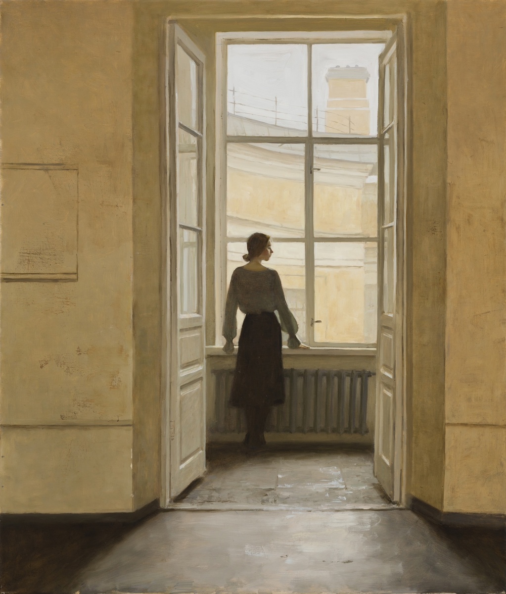 «У окна» 105х90см