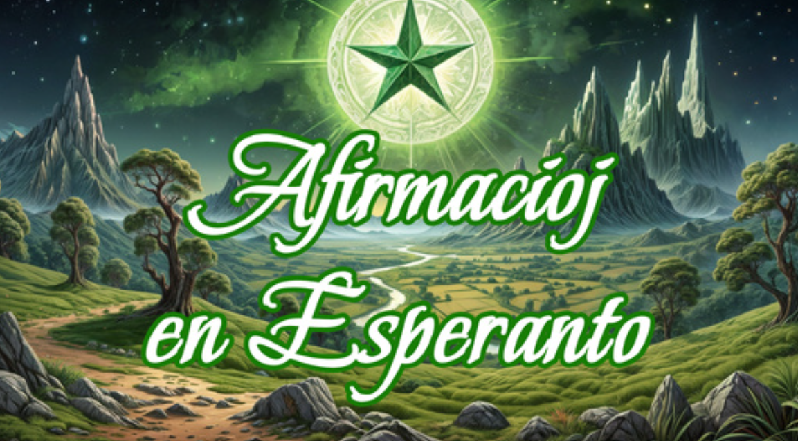 Аффирмации на международном языке Эсперанто