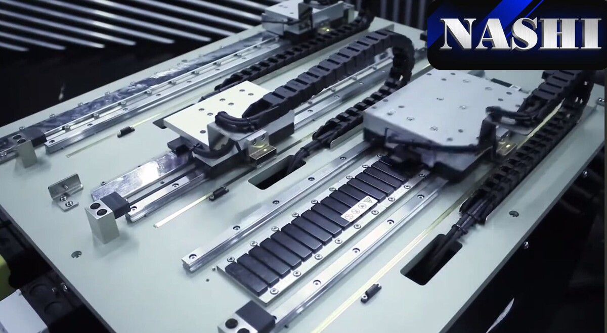 Ячейки на линейных двигателях с каретками и рельсами от NASHI