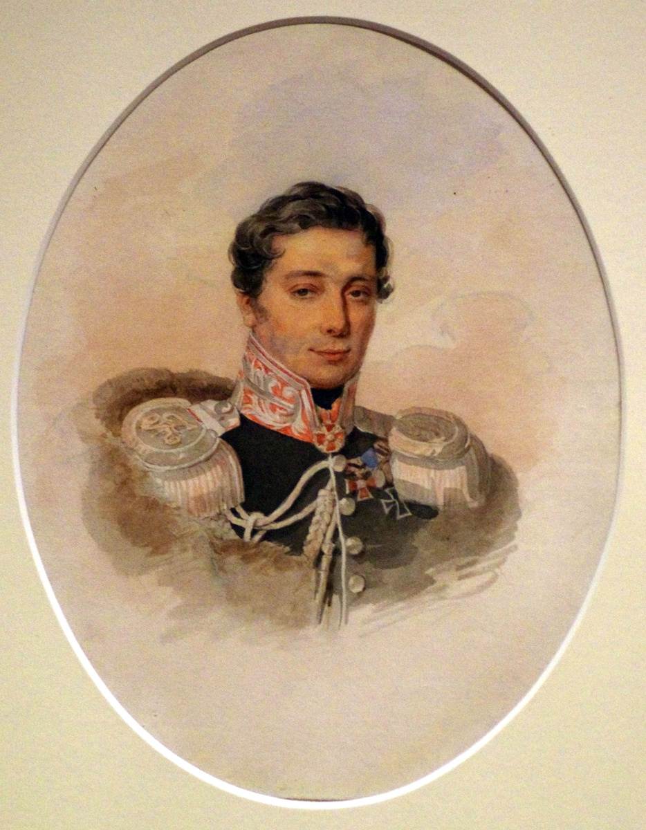 Павел Петрович Ланской, около 1829 г. (акв. П. Ф. Соколова)