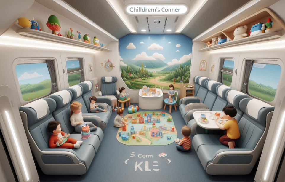 Особенности детских уголков в поездах