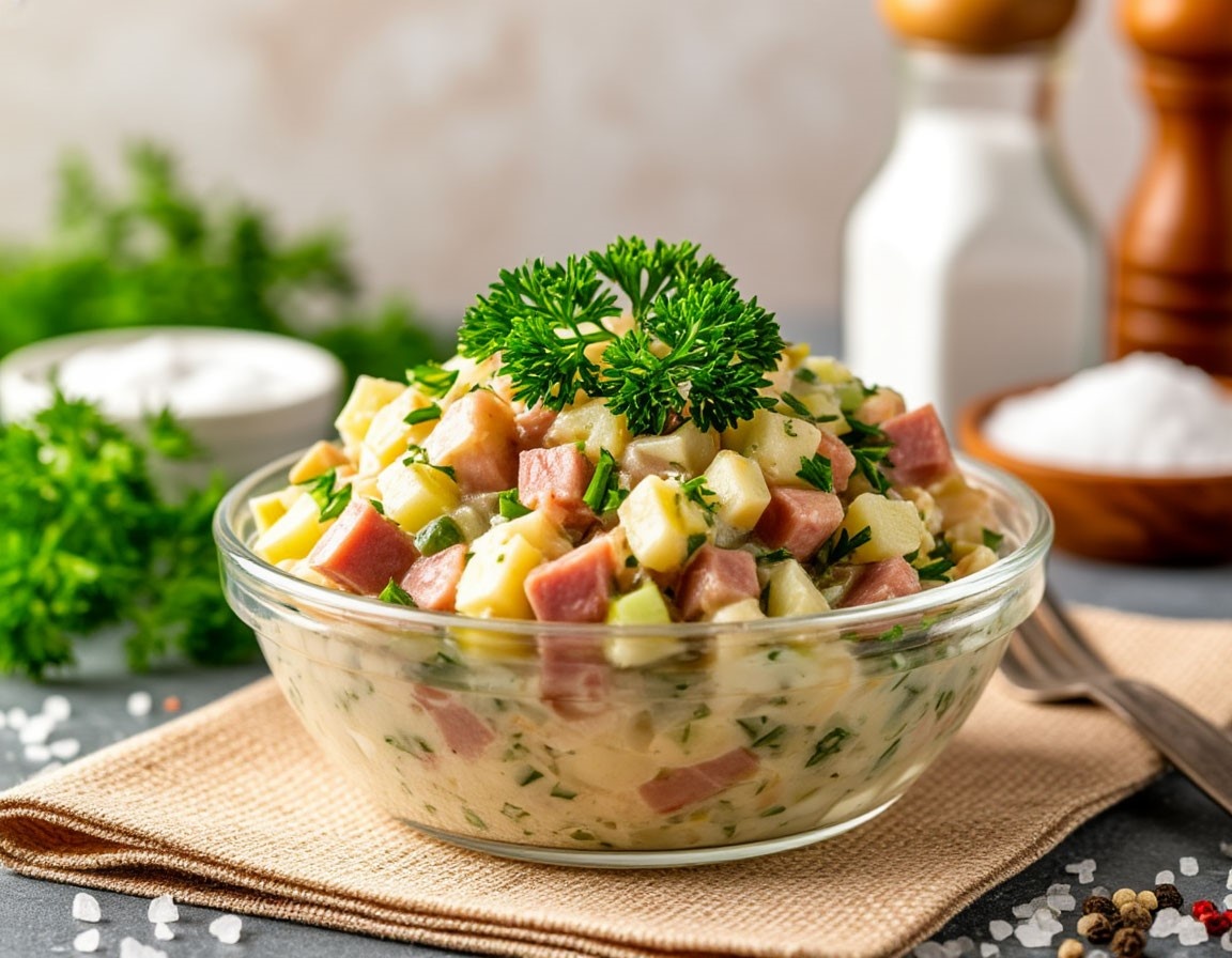 Классический салат Оливье