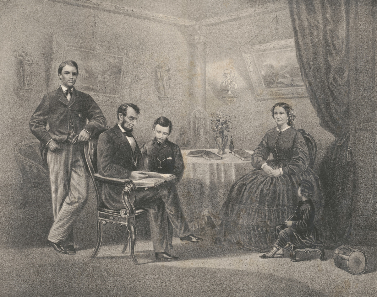    В 1842 году Авраам Линкольн женился на Мэри Тодд. Он стал преуспевающим адвокатом, его политическая популярность росла. Через несколько лет Линкольн был избран членом палаты представителей конгресса США от партии вигов, а в 1854-м выступил против распространения рабства на новые штаты / The Library of Congress