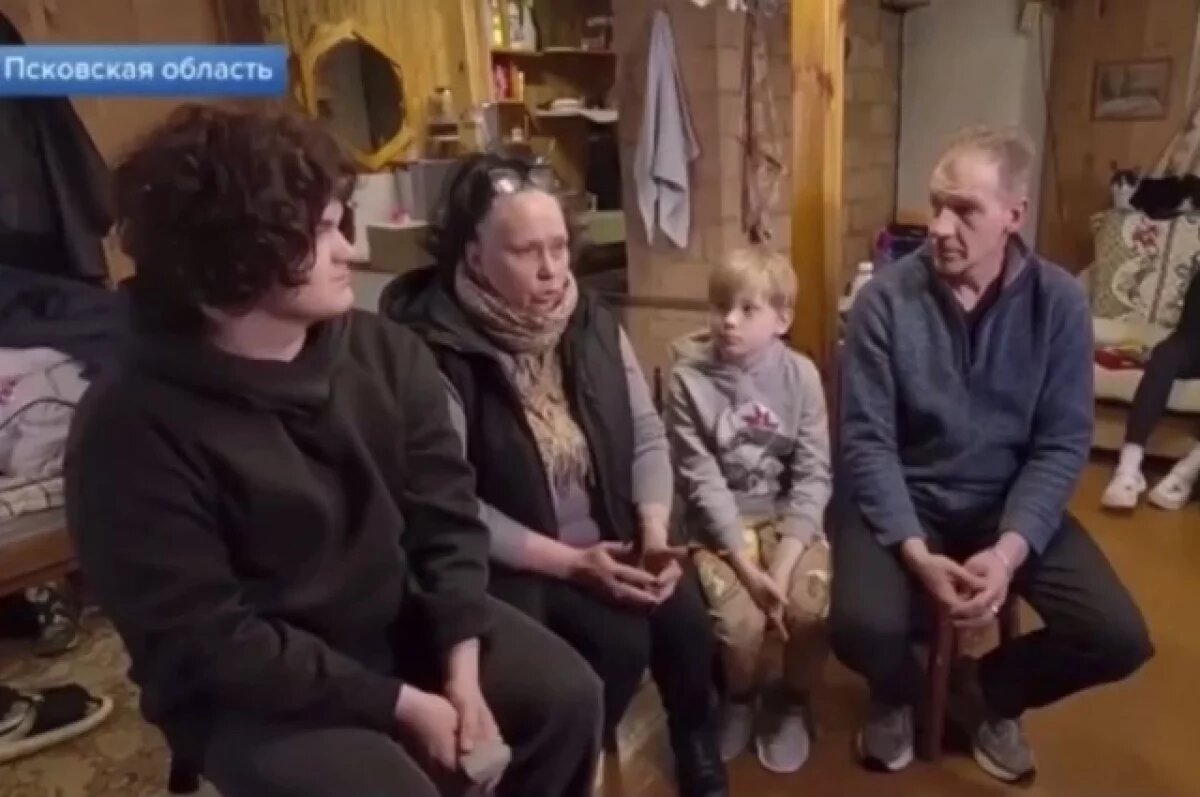    Большая семья импатриантов переехала в Псковскую область из Латвии