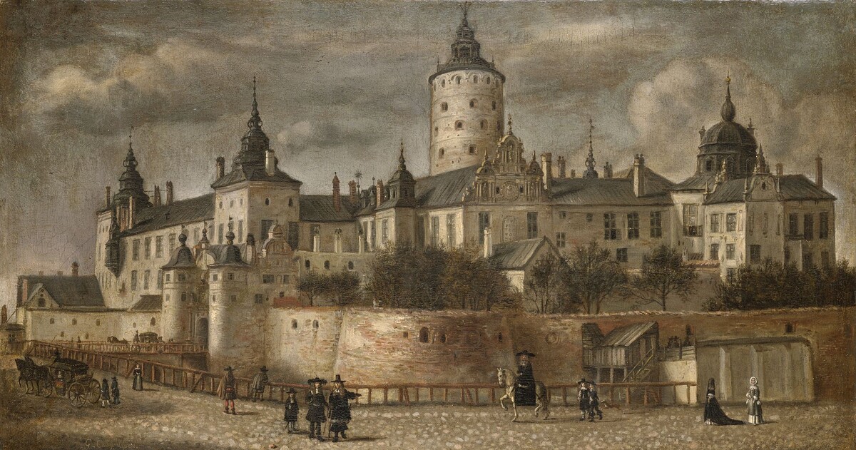 Картина «Tre Kronor från Slottsbacken», 1661. Автор Гуверт Диркш Кампхусен https://ru.wikipedia.org