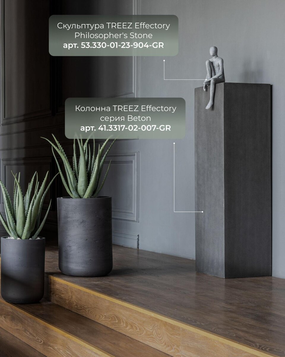 Колонны и растения Treez Collection