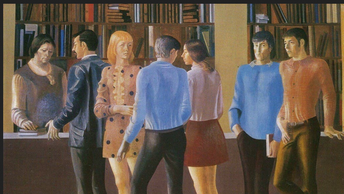 Олег Фитлачев. "В библиотеке"