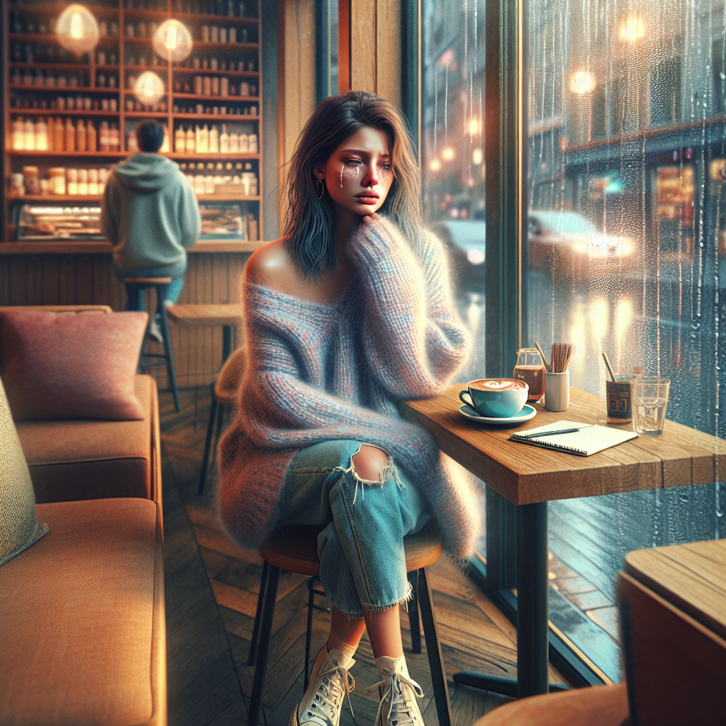 Он ушел, сказав, что я “больше не искрюсь”. А потом я встретила Его в кофейне… ☕ И его совет изменил всё! 💥 Полная история о том, как я отомстила бывшему и стала звездой Инстаграма.  | Картинка - ИИ-арт © Надежда.