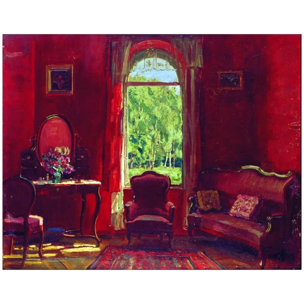 Станислав Жуковский. Красная комната. 1939. Третьяковская галерея