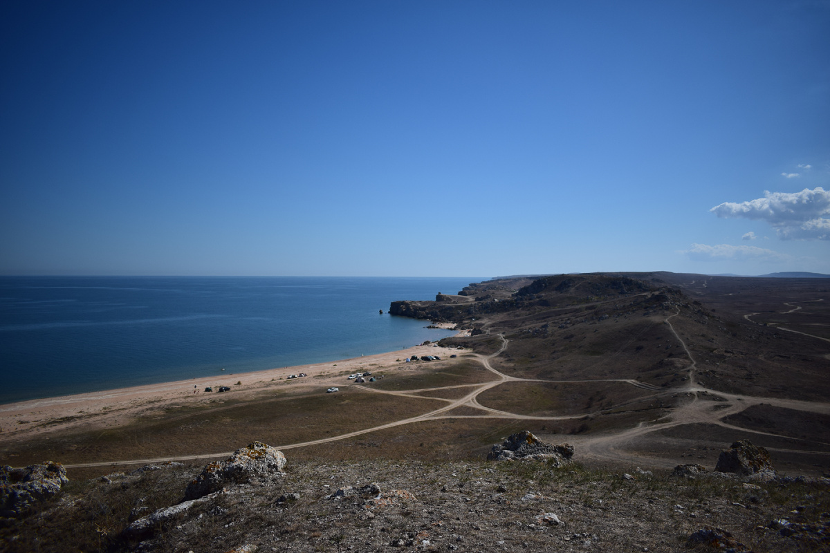 Генеральский пляж. Азовское море. Крым. Фотография автора статьи. 