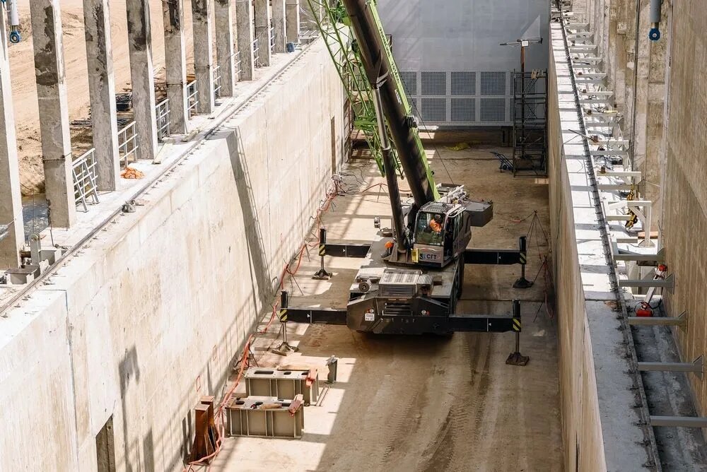 О необходимости появления в низовьях Дона нового гидроузла заговорили еще в 2012 году. // Фото: пресс-служба АО «Стройтрансгаз»