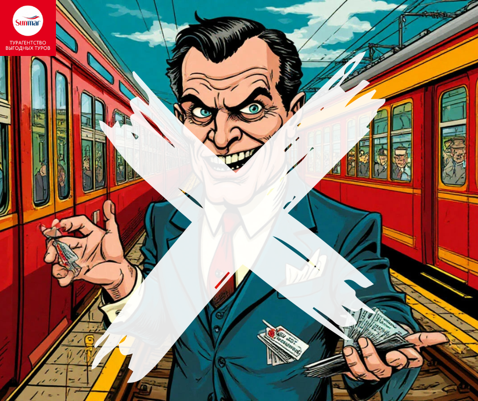 РЖД усиливает борьбу с перекупщиками билетов: что нужно знать туристам. Картинка создана при помощи ИИ.