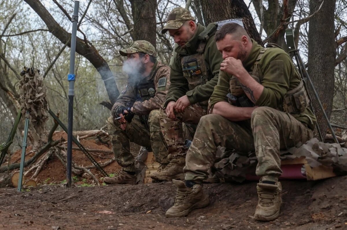    Боевики ВСУ.