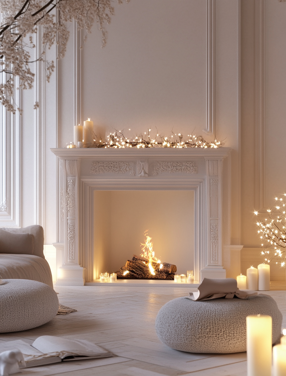    Электрокамины с белыми порталами: как создать уют и стиль в вашем доме Kamin