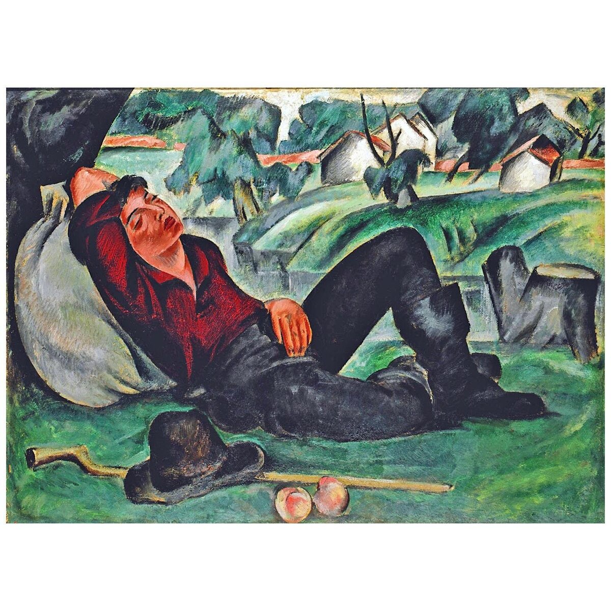 Александр Шевченко. Спящий мальчик. 1911. Третьяковская галерея