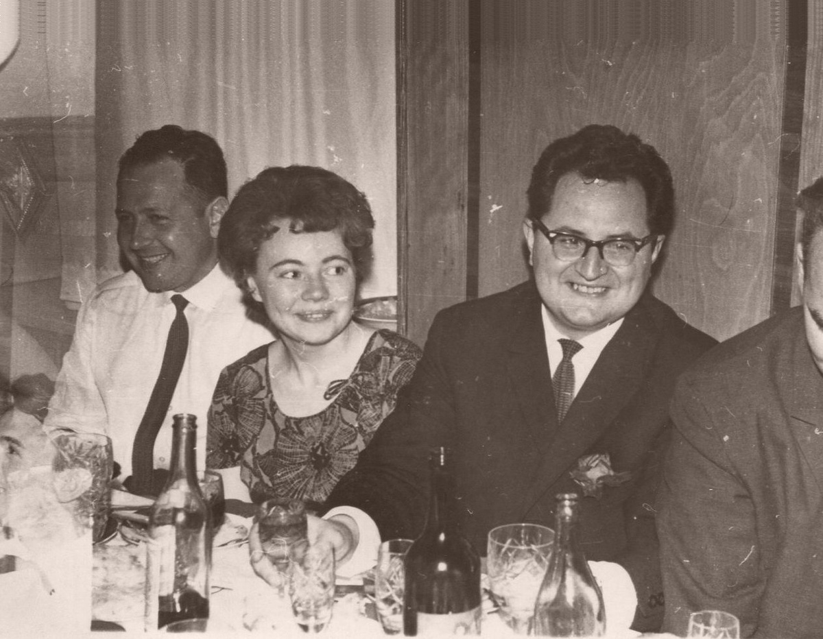 Родители Римма Яковлевна и Александр Фёдорович Лунины на защите кандидатской диссертации Александра Фёдоровича Лунина 