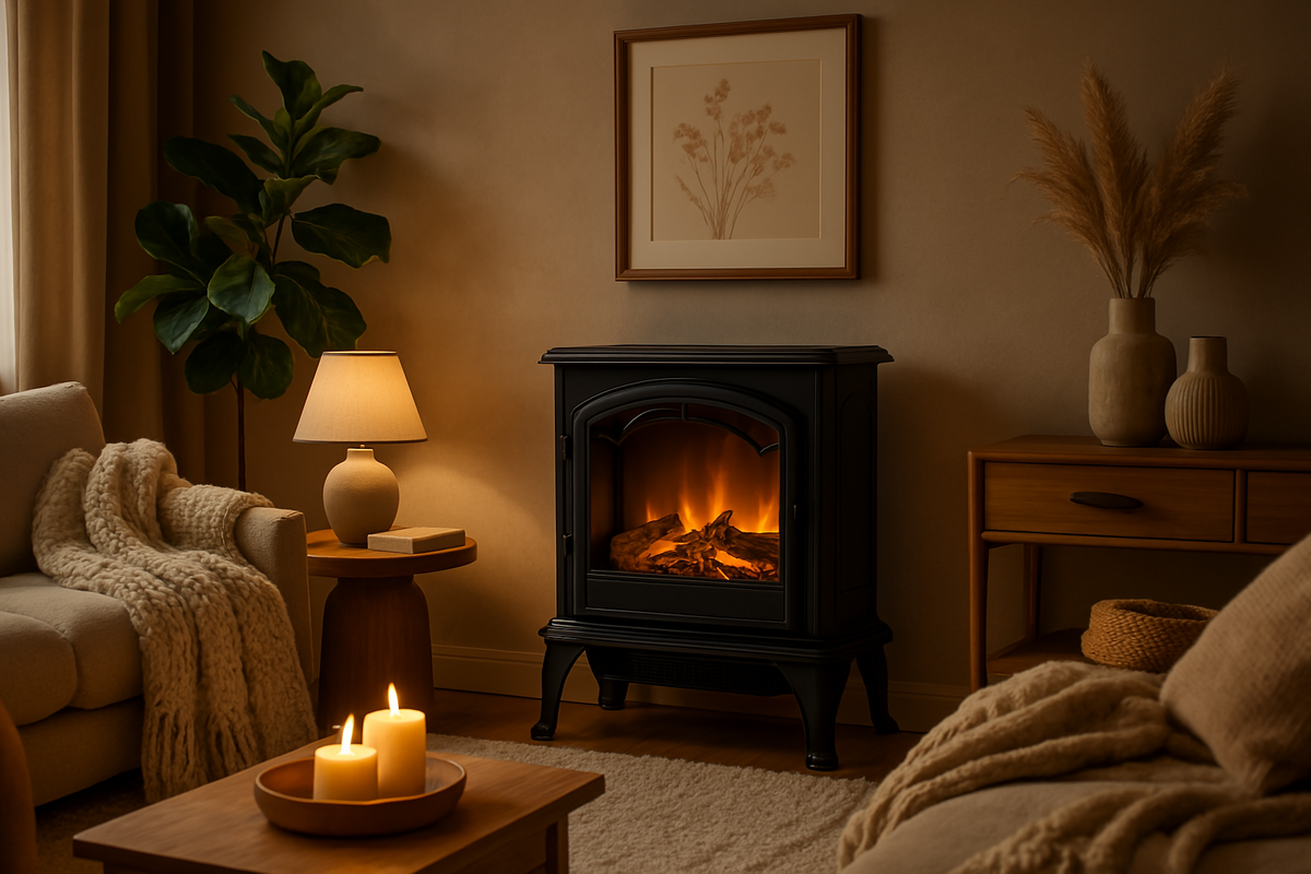    Как выбрать идеальный черный электрокамин: советы по стилю, уюту и комфорту для вашего дома Kamin