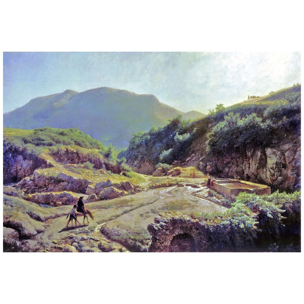 Лев Лагорио. Фонтан Аннибала близ Рима. 1857. Третьяковская галерея