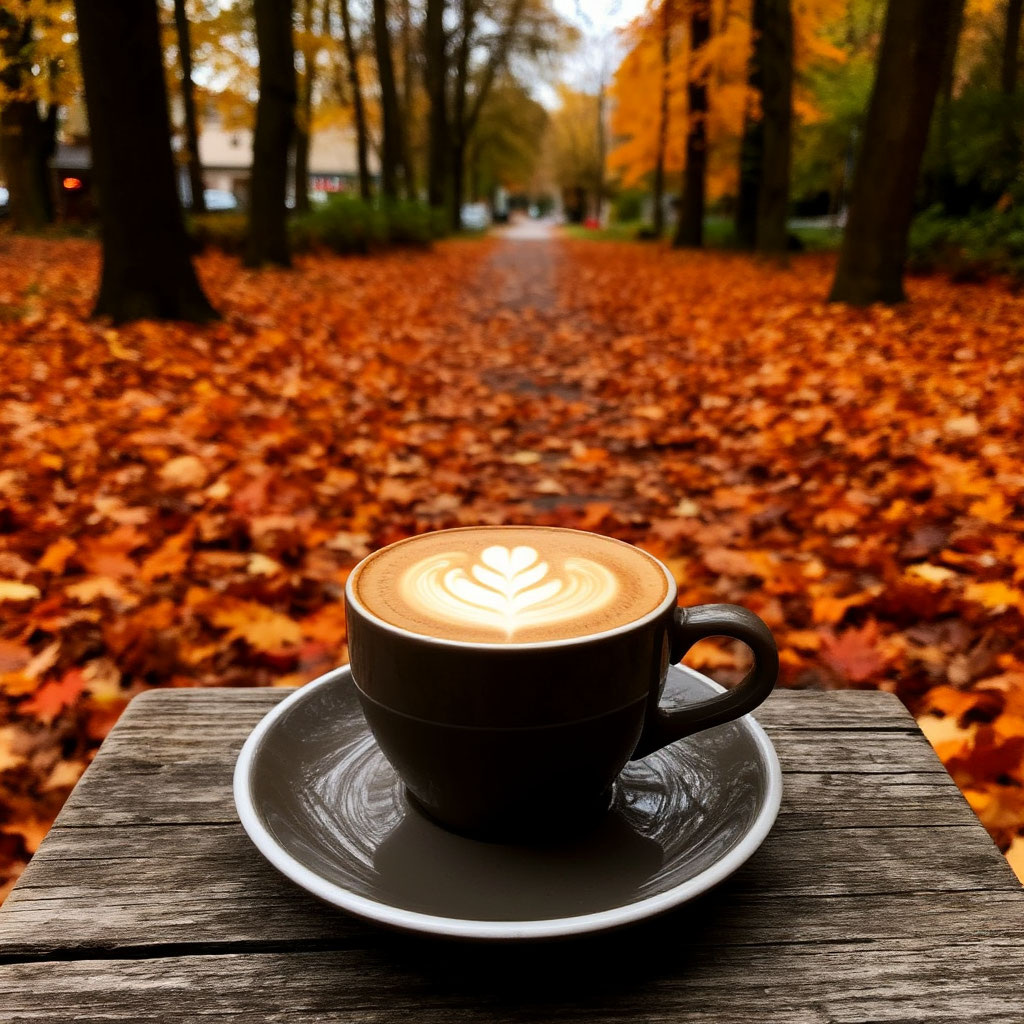 А это: сварил себе кофе - осень...