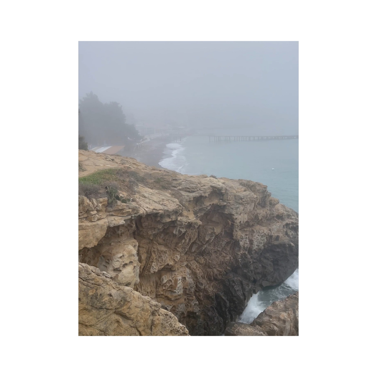 Туманное утро на Сырной скале