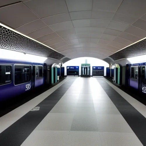 Современная станция метро