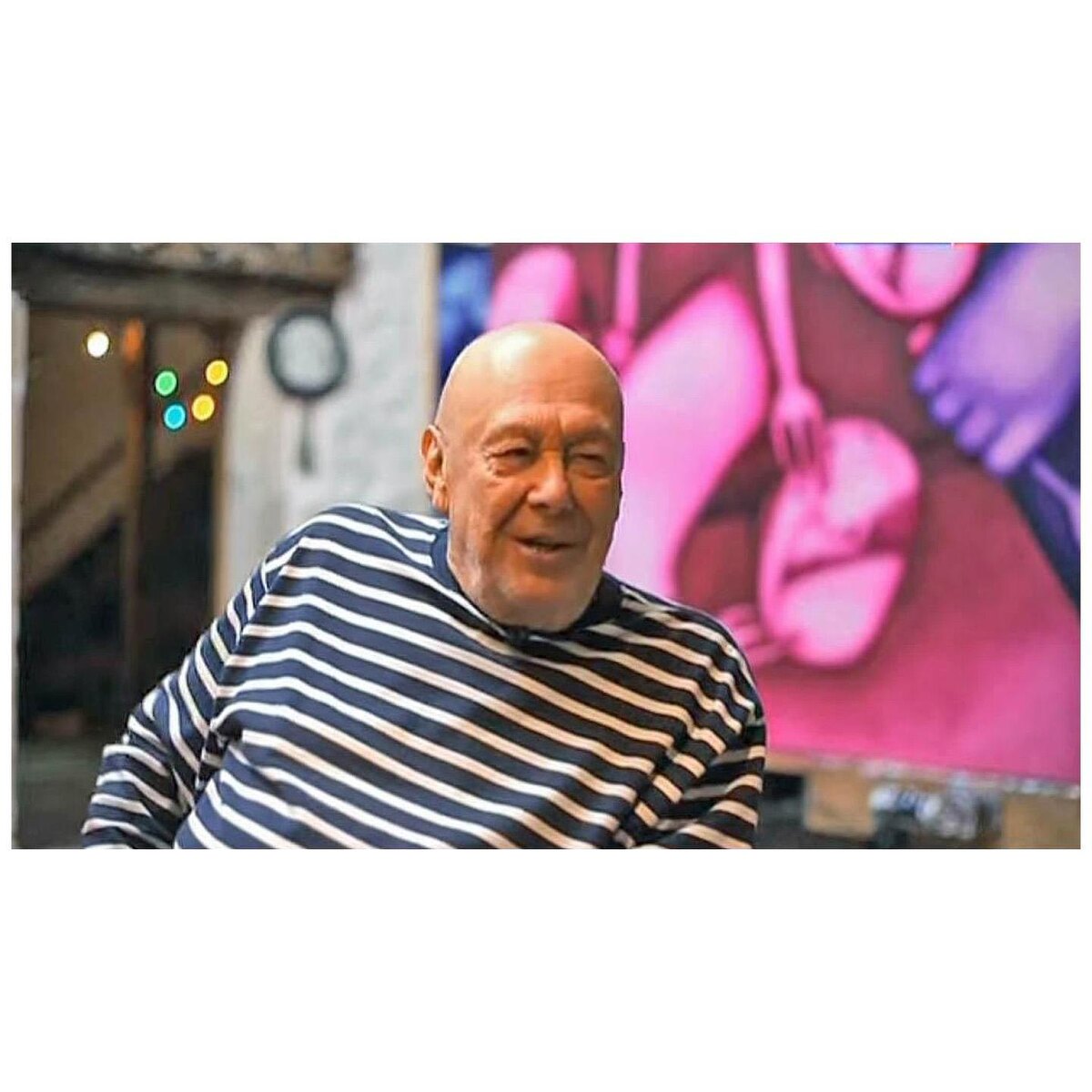 Олег Целков. Кадр из фильма «Я не здешний, я чужой»