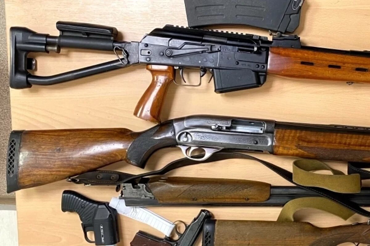   12 единиц оружия изъяли псковские росгвардейцы за неделю