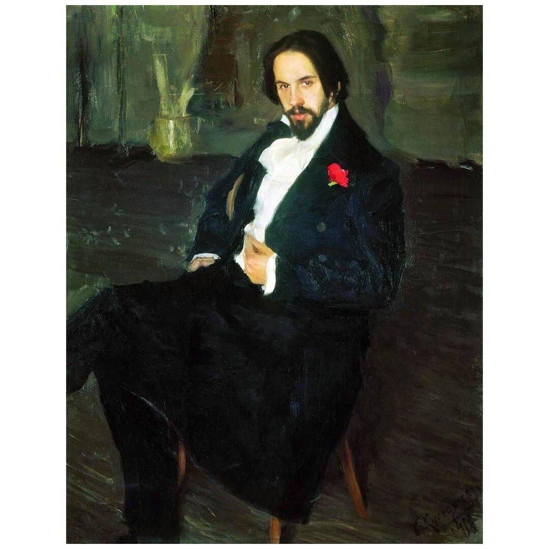 Борис Кустодиев. Портрет Ивана Билибина. 1901