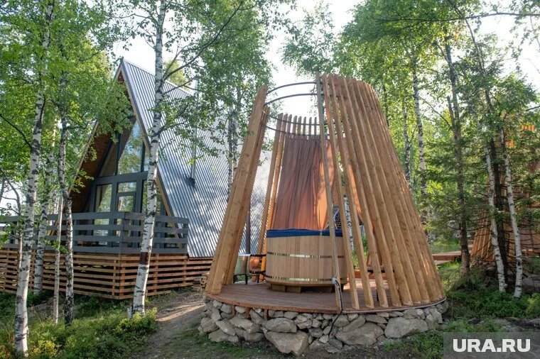 Бани-бочки и чаны фурако пользуются в ХМАО особым спросом. Фото: Сергей Русанов © URA.RU