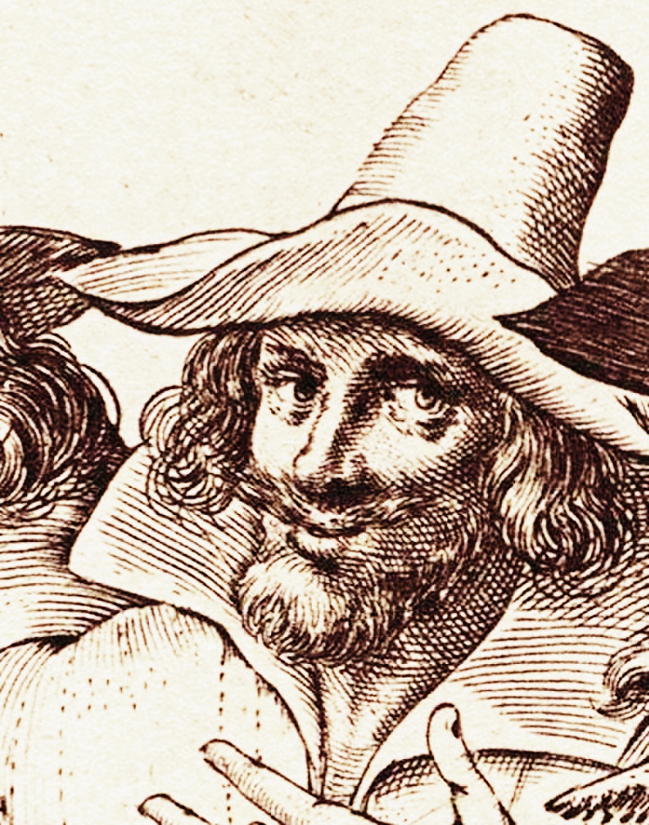 Гай Фокс на гравюре XVIII века.