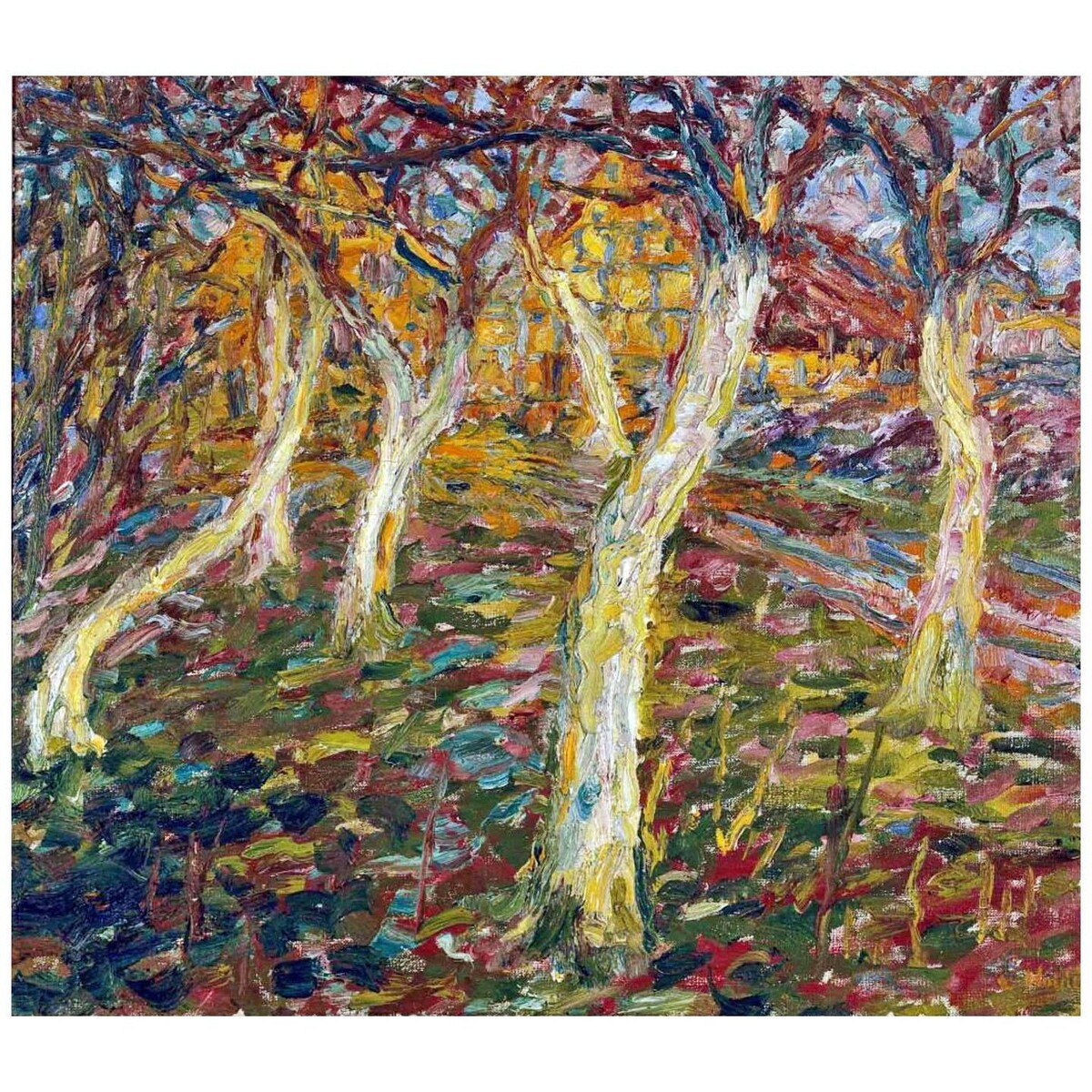 Emil Nolde. Weisse Stamme. 1908. Brucke Museum Berlin