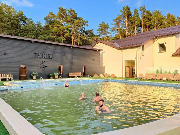 Эко-парк "Тайга" в Тюмени. Термальный бассейн/ РИА Новости / Мария Селиванова