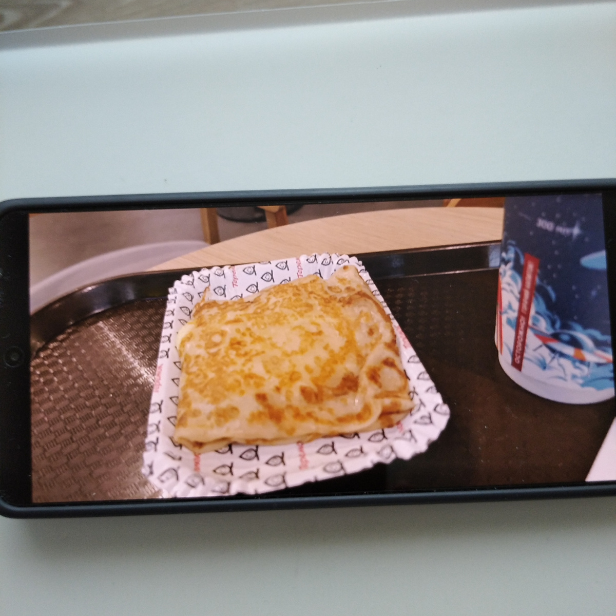 Мой перекус в торговом центре.