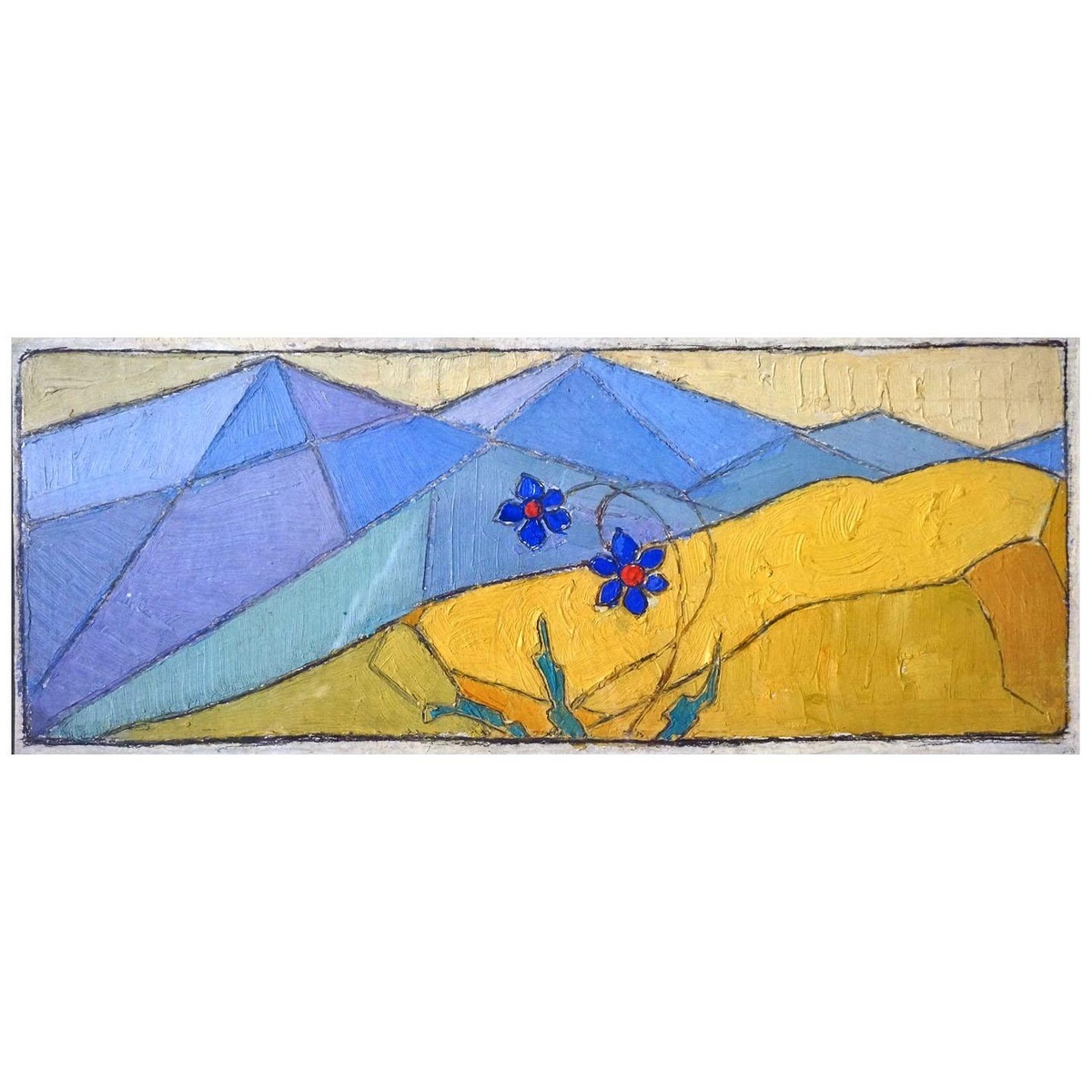 Александр Волков. Два цветка. 1914. Фонд Марджани, Москва
